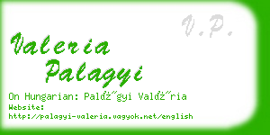 valeria palagyi business card